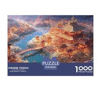 Sinoshow_24085_a_Lake_Map_in_The_Style_of_Chinese_Art_with_moun_0ebee363-54bd-4b90-8dd8-80d5445912e4_4 1000 Pièces Casse-tête Difficile, Dur, Quasi Impossible Jeu De Puzzle, Cadeau De Noël Aux Images