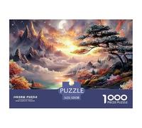 Sinoshow_24085_a_Landscape_Painting_of_Mountains_Rivers_and_Sun_a3fc0d23-3f8e-4b18-926c-c10228a8bec0_1 (1) 1000 Pièces Casse-tête Difficile, Dur, Quasi Impossible Puzzle, Jeu Familial Anti-Stress, Jo