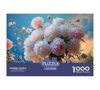 Sinoshow_24085_a_Large_Gold_Vase_with_Many_White_and_Pink_peoni_93a9f668-ac0d-45eb-9403-30ae1b1ff35b_4 1000 Pièces Casse-tête Amusant, Stimulant Et Cérébral Puzzle, Cadeau De Noël Aux Images Éclatant