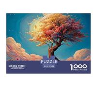 Sinoshow_24085_a_Large_Tree_with_Flowers_Growing_on_The_Ground__d6f5b370-7351-4963-804b-d83eff60d876_2 1000 Pièces Puzzles Difficile, Dur, Quasi Impossible Puzzle, Jeu Familial Anti-Stress, Cadeaux D