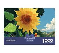 Sinoshow_24085_a_Little_Girl_Carrying_Flowers_Walks_Past_an_eno_956e68c6-10e1-4303-90f5-524bf79a99de_2 1000 Pièces Casse-tête Stimulant Et Éducatif Puzzle, Cadeau De Noël Aux Images Éclatantes, Cadea