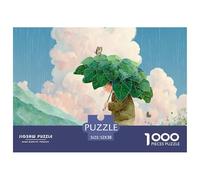 Sinoshow_24085_a_Little_Girl_Holding_an_Umbrella_Made_of_Green__6e4e491a-e713-4766-b7bc-ef77acbef740_3 1000 Pièces Puzzles Difficile, Dur, Quasi Impossible Jeu De Puzzle, Jouets Éducatifs Uniques Et