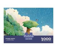 Sinoshow_24085_a_Little_Girl_Holding_an_Umbrella_Made_of_Green__6e4e491a-e713-4766-b7bc-ef77acbef740_2 1000 Pièces Casse-tête Amusant, Stimulant Et Cérébral Puzzle, Jeu Familial Anti-Stress, Jouets F