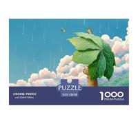 Sinoshow_24085_a_Little_Girl_Holding_an_Umbrella_Made_of_Green__aacc12fe-662b-4d3f-b799-8fd0cb4b95d7_4 1000 Pièces Casse-tête Amusant, Stimulant Et Cérébral Puzzle, Cadeau De Noël Aux Images Éclatant