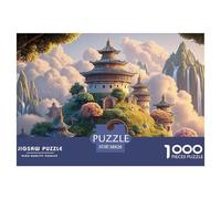 Sinoshow_24085_a_Majestic_Ancient_Chinese_Palace_Building_Float_36b3b897-32c2-4e1a-8841-56793074b0bc_4 1000 Pièces Casse-tête Difficile, Dur, Quasi Impossible Jeu De Puzzle, Jeu Familial Anti-Stress,
