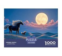 Sinoshow_24085_a_Majestic_Black_Horse_with_a_Flowing_White_Mane_0e62c2b8-a2a2-4e24-967c-e14b4a4bb18f_4 1000 Pièces Casse-tête Difficile, Dur, Quasi Impossible Jeu De Puzzle, Jeu Familial Anti-Stress,