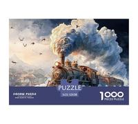 Sinoshow_24085_a_Majestic_Steam_Train_with_Skulls_in_The_Style__0c45fefe-af03-4ace-ad84-3265173156c6_1 1000 Pièces Casse-tête Stimulant Et Éducatif Puzzle, Jouets Éducatifs Uniques Et Stimulants,Stre