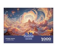 Sinoshow_24085_a_Man_is_Climbing_The_Stairs_to_Heaven_in_Front__63d11b43-203d-457c-a42f-056ebab21e2e_2 1000 Pièces Casse-tête Stimulant Et Éducatif Jeu De Puzzle, Cadeau De Noël Aux Images Éclatantes