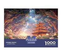 Sinoshow_24085_a_Man_Rowing_in_The_Middle_of_Lotus_Leaves_surre_6f7d3e47-b352-4250-a58b-fba3f9e4682b_4 1000 Pièces Casse-tête Stimulant Et Éducatif Puzzle, Jeu Familial Anti-Stress, Jouets Familiaux