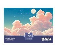 Sinoshow_24085_a_Man_Rowing_on_The_Sea_with_Pink_Clouds_in_The__cda83b33-445a-4fd9-83be-dcfb3800ed3b_2 1000 Pièces Puzzles Difficile, Dur, Quasi Impossible Puzzle, Jouets Éducatifs Uniques Et Stimula