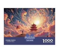 Sinoshow_24085_a_Man_Walks_up_The_Stairs_to_Heaven_Surrounded_b_b2e5f311-fbef-4d25-9186-960783775759_4 1000 Pièces Casse-tête Difficile, Dur, Quasi Impossible Jeu De Puzzle, Jeu Familial Anti-Stress,