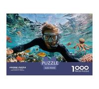 Sinoshow_24085_a_Man_Wearing_a_Black_Wetsuit_and_Mask_is_Diving_6fb7fa15-ca49-4c02-92fc-638c6e9aeaa6_1 1000 Pièces Casse-tête Difficile, Dur, Quasi Impossible Puzzle, Cadeau De Noël Aux Images Éclata