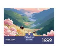 Sinoshow_24085_a_Misty_Morning_in_The_Green_Hills_of_The_Steppe_e9c9cbb5-05b3-4257-86d1-9c2e89087672_2 1000 Pièces Casse-tête Amusant, Stimulant Et Cérébral Puzzle, Jeu Familial Anti-Stress, Jouets F