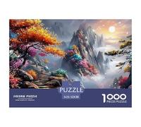 Sinoshow_24085_a_Mountain_Path_with_Colorful_Trees_on_Both_Side_45a4bd2b-0c93-4367-b7a9-aa4801f9e150_1 1000 Pièces Casse-tête Difficile, Dur, Quasi Impossible Puzzle, Jeu Familial Anti-Stress, Jouets