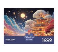 Sinoshow_24085_a_Painting_of_Colorful_Trees_White_Snow_and_a_BL_b1caaf72-2ae4-42da-8c26-fd64ccf753b7_4 1000 Pièces Casse-tête Stimulant Et Éducatif Jeu De Puzzle, Cadeau De Noël Aux Images Éclatantes