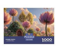 Sinoshow_24085_a_Painting_of_Pink_Lotus_Flowers_and_Green_Leave_5d646d47-6263-4c4a-9797-185b47583b96_4 1000 Pièces Casse-tête Difficile, Dur, Quasi Impossible Jeu De Puzzle, Jouets Éducatifs Uniques