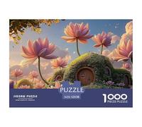 Sinoshow_24085_a_Painting_of_Pink_Lotus_Flowers_and_Green_Leave_5d646d47-6263-4c4a-9797-185b47583b96_3 1000 Pièces Casse-tête Stimulant Et Éducatif Jeu De Puzzle, Cadeau De Noël Aux Images Éclatantes