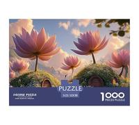 Sinoshow_24085_a_Painting_of_Pink_Lotus_Flowers_and_Green_Leave_5d646d47-6263-4c4a-9797-185b47583b96_1 1000 Pièces Casse-tête Stimulant Et Éducatif Puzzle, Jeu Familial Anti-Stress, Jouets Familiaux