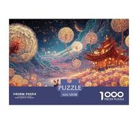 Sinoshow_24085_a_Path_Lined_with_Giant_Dandelions_Two_Cute_rabb_61c4fcc6-4e8b-47a7-a0a8-b2885d04ab77_2 1000 Pièces Casse-tête Amusant, Stimulant Et Cérébral Puzzle, Jouets Éducatifs Uniques Et Stimul