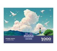 Sinoshow_24085_a_Person_Stands_on_The_Grass_with_Birds_Flying_i_6bd2aed9-9fde-4662-a972-72ac9b678067_1 1000 Pièces Puzzles Difficile, Dur, Quasi Impossible Jeu De Puzzle, Jouets Éducatifs Uniques Et