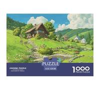 Sinoshow_24085_a_Picturesque_Countryside_Scene_with_Rolling_HIL_d9b293ea-94a2-4ef4-8711-e59ad653a551_2 1000 Pièces Casse-tête Stimulant Et Éducatif Jeu De Puzzle, Jeu Familial Anti-Stress, Jouets Fam