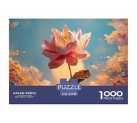 Sinoshow_24085_a_Pink_Lotus_Flower_Floats_in_The_air_with_Two_l_140877db-09e9-4809-9fc8-77c4aa131604_2 1000 Pièces Puzzles Stimulant Et Éducatif Puzzle, Jouets Éducatifs Uniques Et Stimulants,Stress