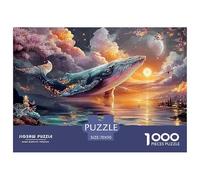 Sinoshow_24085_a_Pink_Whale_Floating_in_The_Sky_Over_Los_Angele_bfd876aa-3992-41ee-8b8a-96546193f6d4_2 1000 Pièces Casse-tête Difficile, Dur, Quasi Impossible Jeu De Puzzle, Jouets Éducatifs Uniques
