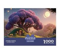 Sinoshow_24085_a_Purple_Tree_Stands_Beside_a_River_with_Glowing_02bf8ed7-d143-4f40-9b14-0785f9f0c110_3 1000 Pièces Casse-tête Stimulant Et Éducatif Jeu De Puzzle, Jouets Éducatifs Uniques Et Stimulan