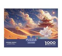 Sinoshow_24085_a_Realistic_Illustration_of_an_Oasis_in_The_dese_af8ca247-ccd8-4e2e-9eca-153865cc032b_4 1000 Pièces Casse-tête Difficile, Dur, Quasi Impossible Puzzle, Jeu Familial Anti-Stress, Jouets