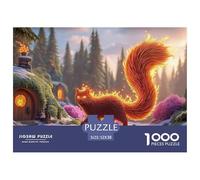 Sinoshow_24085_a_Red_Cat_with_Glowing_Eyes_Made_of_Lava_and_fir_e6f1d835-d204-469e-82e9-03bc5fdc3f5e_2 1000 Pièces Casse-tête Difficile, Dur, Quasi Impossible Puzzle, Jeu Familial Anti-Stress, Cadeau