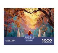 Sinoshow_24085_a_Red-Haired_Woman_Sits_Under_an_Oak_Tree_in_The_ef4285af-5b1f-47be-a389-92110d1480e7_1 1000 Pièces Puzzles Difficile, Dur, Quasi Impossible Jeu De Puzzle, Jouets Éducatifs Uniques Et