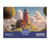 Sinoshow_24085_a_Red_Lighthouse_with_a_White_Roof_and_Walls_STA_3f45d1ed-effa-411f-a831-f2de5189ba5a_1 1000 Pièces Casse-tête Stimulant Et Éducatif Puzzle, Jouets Éducatifs Uniques Et Stimulants,Stre