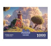 Sinoshow_24085_a_Red_Lighthouse_with_a_White_Roof_and_Walls_STA_3f45d1ed-effa-411f-a831-f2de5189ba5a_4 1000 Pièces Casse-tête Difficile, Dur, Quasi Impossible Jeu De Puzzle, Jouets Éducatifs Uniques