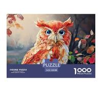 Sinoshow_24085_a_Red_Owl_with_Blue_Eyes_a_Cute_and_Friendly_exp_7c709019-69b2-4cde-a203-7c10130797a1_3 1000 Pièces Casse-tête Stimulant Et Éducatif Puzzle, Cadeau De Noël Aux Images Éclatantes, Jouet