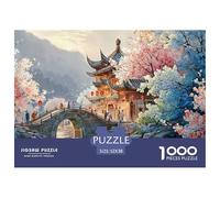 Sinoshow_24085_a_Scene_of_Ancient_Architecture_Stone_Bridges_an_51002bdc-95e1-4f92-92ad-ed0e4f9c751e_4 1000 Pièces Casse-tête Difficile, Dur, Quasi Impossible Puzzle, Jeu Familial Anti-Stress, Cadeau