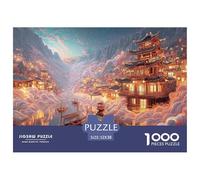 Sinoshow_24085_a_Serene_Landscape_with_Traditional_Architecture_da8ecef1-b747-42b8-a725-c10406adc429_4 1000 Pièces Casse-tête Stimulant Et Éducatif Jeu De Puzzle, Cadeau De Noël Aux Images Éclatantes