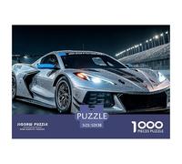 Sinoshow_24085_a_Silver-Gray_widebody_Corvette_c8r_gt2_Race_Car_ed8b2907-5f3c-4244-b039-fb6478479fda_2 1000 Pièces Casse-tête Difficile, Dur, Quasi Impossible Puzzle, Jeu Familial Anti-Stress, Cadeau