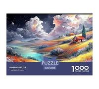 Sinoshow_24085_a_Simple_Watercolor_Painting_of_The_Rolling_Hill_b8a68425-f4c4-49ab-ae79-bdc8bab03013_4 1000 Pièces Casse-tête Stimulant Et Éducatif Jeu De Puzzle, Jeu Familial Anti-Stress, Jouets Fam