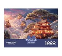 Sinoshow_24085_a_Small_House_in_The_Middle_of_Green_Mountains_a_07eb15e0-2e8d-435e-a947-33b39464a239_3 1000 Pièces Casse-tête Stimulant Et Éducatif Jeu De Puzzle, Jeu Familial Anti-Stress, Cadeaux D'