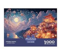 Sinoshow_24085_a_Small_Italian_Village_with_The_Sea_in_The_Back_ffb53d0e-bdaf-41dd-a711-8e347a111a4a_1 1000 Pièces Casse-tête Difficile, Dur, Quasi Impossible Jeu De Puzzle, Jouets Éducatifs Uniques