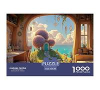 Sinoshow_24085_a_Small_Room_with_an_Open_Window_Overlooking_The_f07e6d3c-eae5-435c-80a1-63fcaa19f53a_3 1000 Pièces Casse-tête Stimulant Et Éducatif Puzzle, Jouets Éducatifs Uniques Et Stimulants,Stre