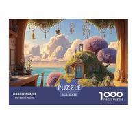 Sinoshow_24085_a_Small_Room_with_an_Open_Window_Overlooking_The_f07e6d3c-eae5-435c-80a1-63fcaa19f53a_4 1000 Pièces Casse-tête Stimulant Et Éducatif Jeu De Puzzle, Cadeau De Noël Aux Images Éclatantes