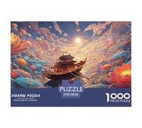 Sinoshow_24085_a_Small_Wooden_Boat_is_Floating_on_The_Water_sur_c5f40f19-2d56-462a-a85c-4a8fbc6f7c02_4 1000 Pièces Casse-tête Difficile, Dur, Quasi Impossible Jeu De Puzzle, Jouets Éducatifs Uniques