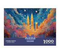 Sinoshow_24085_a_Starry_Night_Painting_of_The_tumultuous_River__a8c1e284-565d-4b06-bd7c-189a33471379_4 1000 Pièces Casse-tête Amusant, Stimulant Et Cérébral Puzzle, Jouets Éducatifs Uniques Et Stimul
