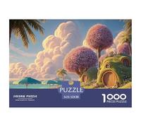 Sinoshow_24085_a_Sunny_Beach_Scene_with_Palm_Trees_Flowers_and__7e839259-aa55-4086-9443-a40d01e56983_1 1000 Pièces Casse-tête Difficile, Dur, Quasi Impossible Puzzle, Jouets Éducatifs Uniques Et Stim