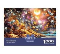 Sinoshow_24085_a_Swarm_of_Golden_Coins_and_Dollar_Bills_Flying__5b8a3260-acb7-4a12-abb5-ff2fc1349cb0_4 1000 Pièces Casse-tête Difficile, Dur, Quasi Impossible Puzzle, Cadeau De Noël Aux Images Éclata