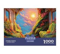 Sinoshow_24085_a_Train_Car_Filled_with_Grass_Flowers_and_Moss_i_317351ca-8a49-4aea-8843-1bf7432f6983_1 1000 Pièces Puzzles Stimulant Et Éducatif Puzzle, Jouets Éducatifs Uniques Et Stimulants,Stress