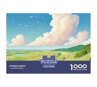 Sinoshow_24085_a_Train_of_Cargo_Cars_is_Driving_Along_The_Road__82ca3b46-e7c9-4980-9bd0-f9a3c174e4bd_1 1000 Pièces Casse-tête Amusant, Stimulant Et Cérébral Jeu De Puzzle, Jouets Éducatifs Uniques Et