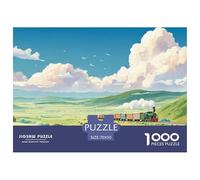 Sinoshow_24085_a_Train_with_Cargo_Carriages_is_Moving_on_The_GR_b2a66cfd-ff30-44c1-bc1d-118ba7ccbd3a_4 1000 Pièces Casse-tête Amusant, Stimulant Et Cérébral Jeu De Puzzle, Jouets Éducatifs Uniques Et