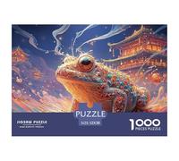 Sinoshow_24085_a_Vibrant_Acrylic_Painting_of_an_Adorable_Frog_w_6835c425-38ce-43e9-8f5b-4cda109c9da8_1 1000 Pièces Casse-tête Stimulant Et Éducatif Jeu De Puzzle, Jeu Familial Anti-Stress, Jouets Fam